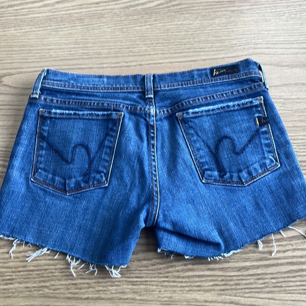 Citizens of Humanity Low Waist Flare Ingrid Cutoff Shorts Size 28 - Picture 12 of 15